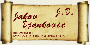 Jakov Đanković vizit kartica